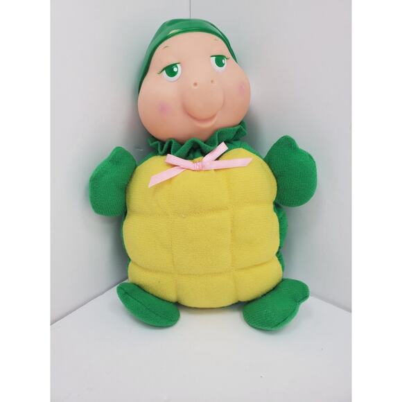 Vintage Shelcore Hug 'N Glow Turtle 10" Light Up Plush 1991 Works - Picture 1 of 5